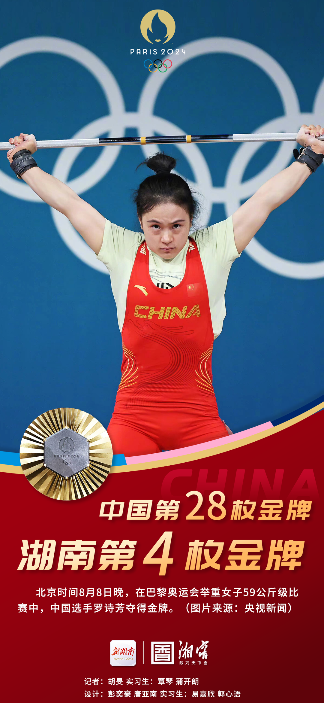 中国健儿夺得女子举重项目奖牌 中国健儿夺得女子举重项目奖牌