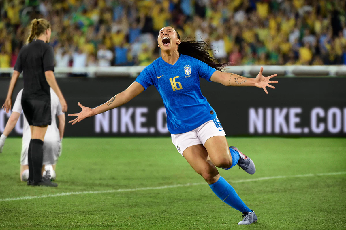 巴西女足队实力雄厚,压倒性胜利 巴西女足队实力雄厚,压倒性胜利