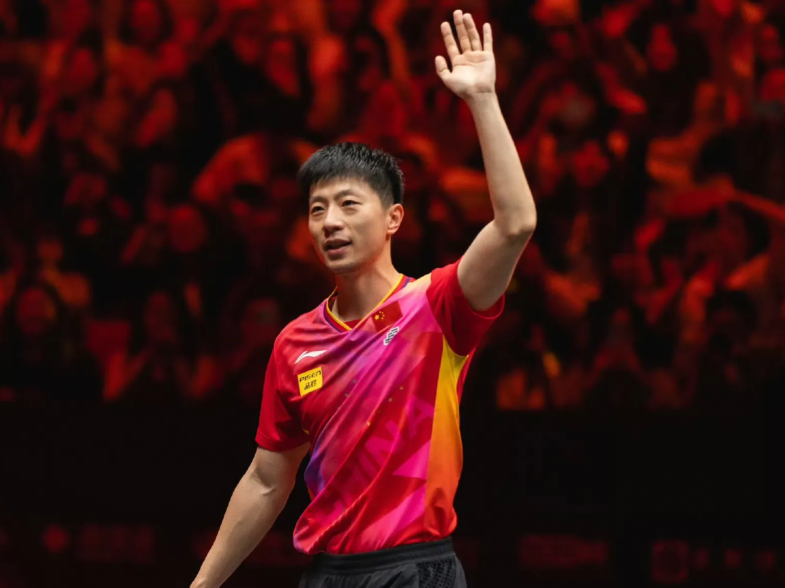 中国队完胜韩国队，马龙扛起全队